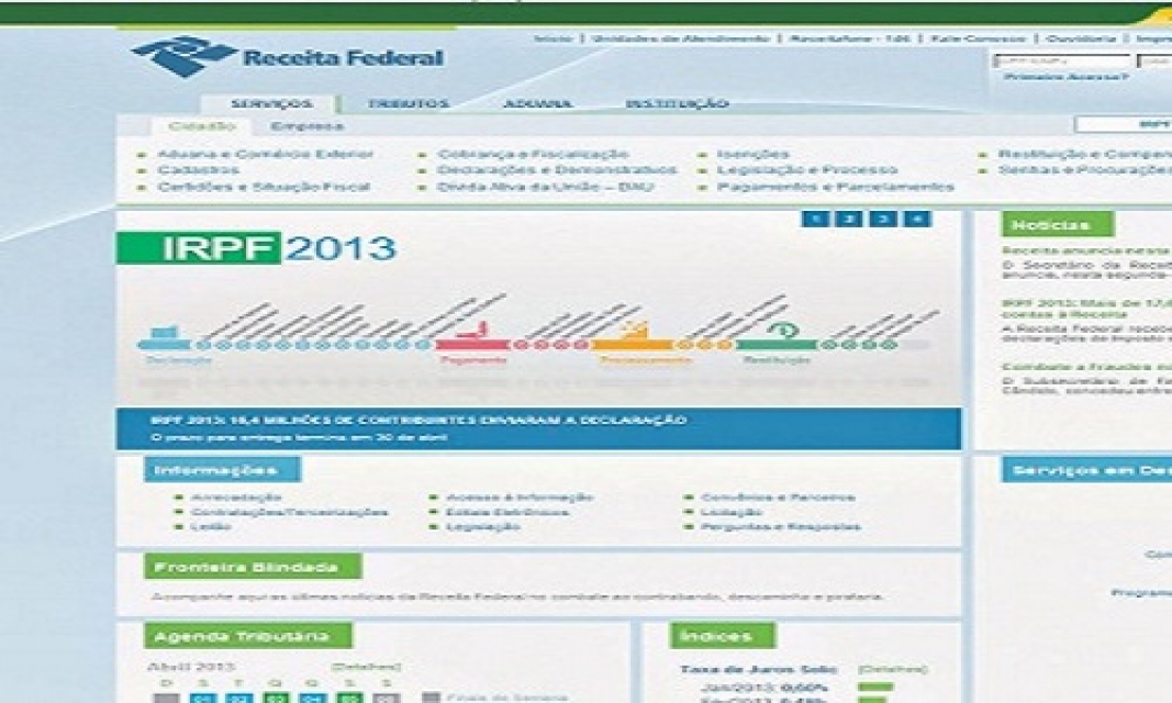 Contribuintes que perderam o prazo podem enviar declara o de ir a