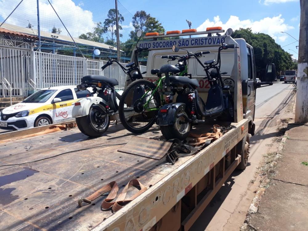 Ação da Polícia Militar coíbe o uso irregular de bicicletas motorizadas em  Patos de Minas