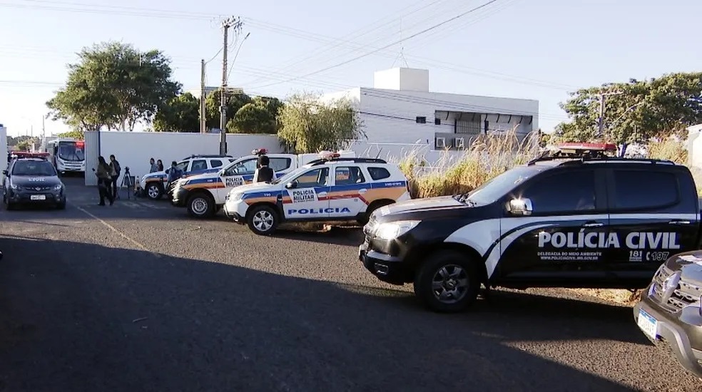 Operação 'Perversus' é deflagrada em Uberlândia — Foto: Stanley Mathias/TV Integração