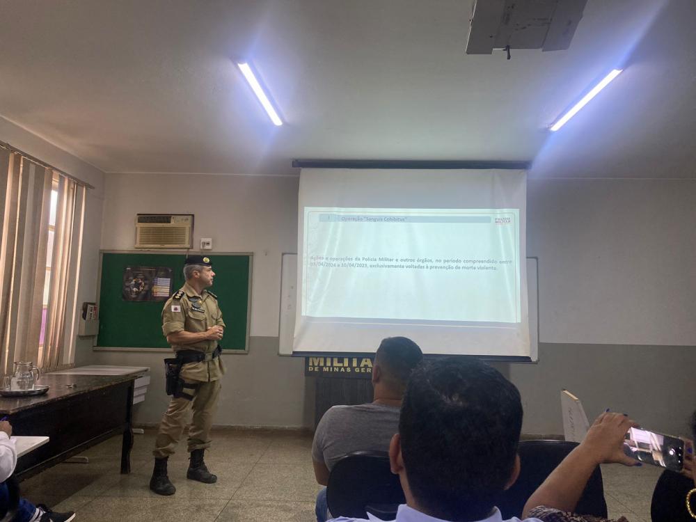Notícia: Policia Militar apresenta balanço de combate a criminalidade em Paracatu