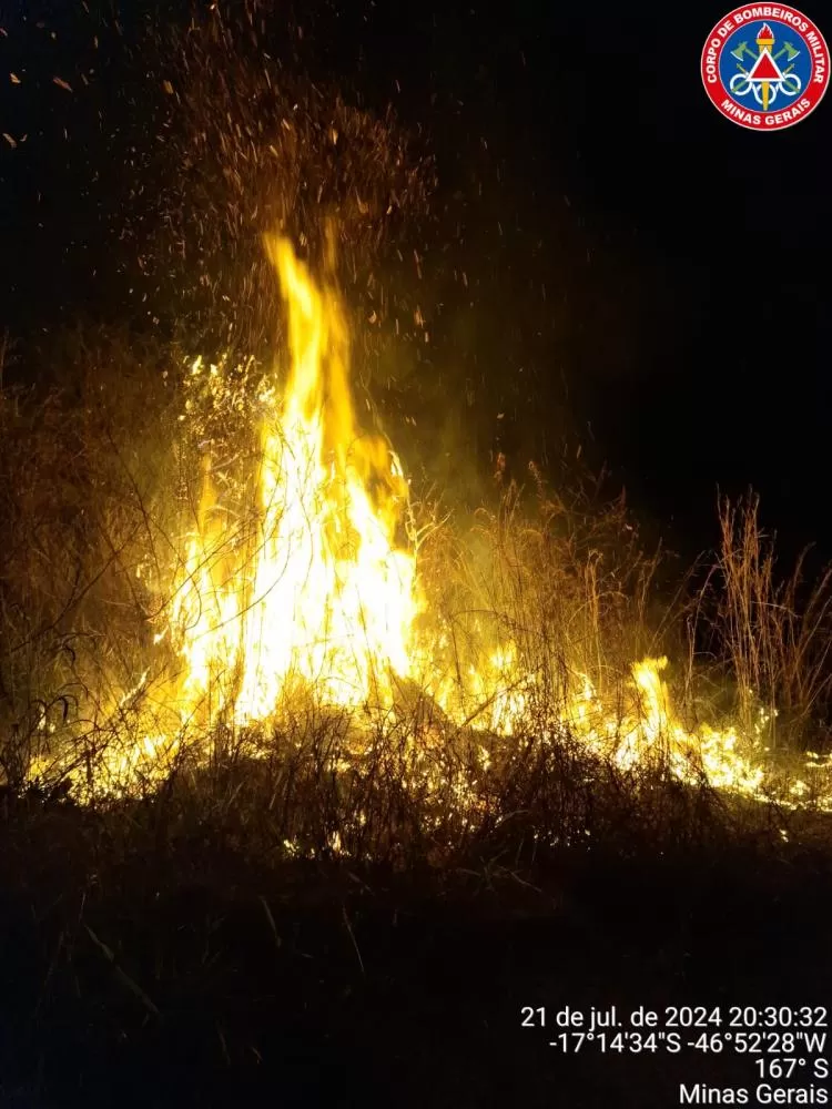 Divulgação / Corpo de Bombeiros de Paracatu