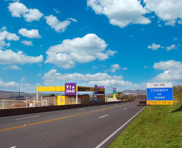 Foto: Posto de atendimento ao usuário na rodovia