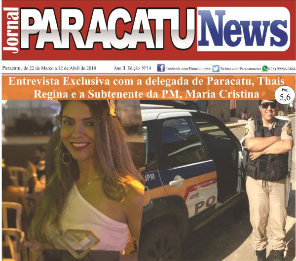 Capa Jornal Paracatunews