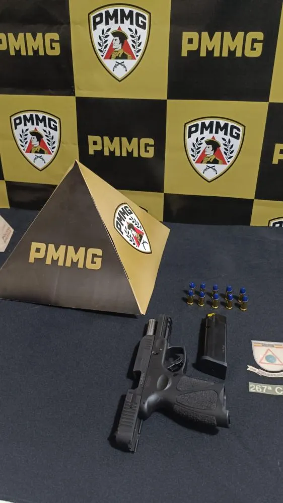 Polícia Militar prende homem por porte irregular de arma de fogo em Paracatu