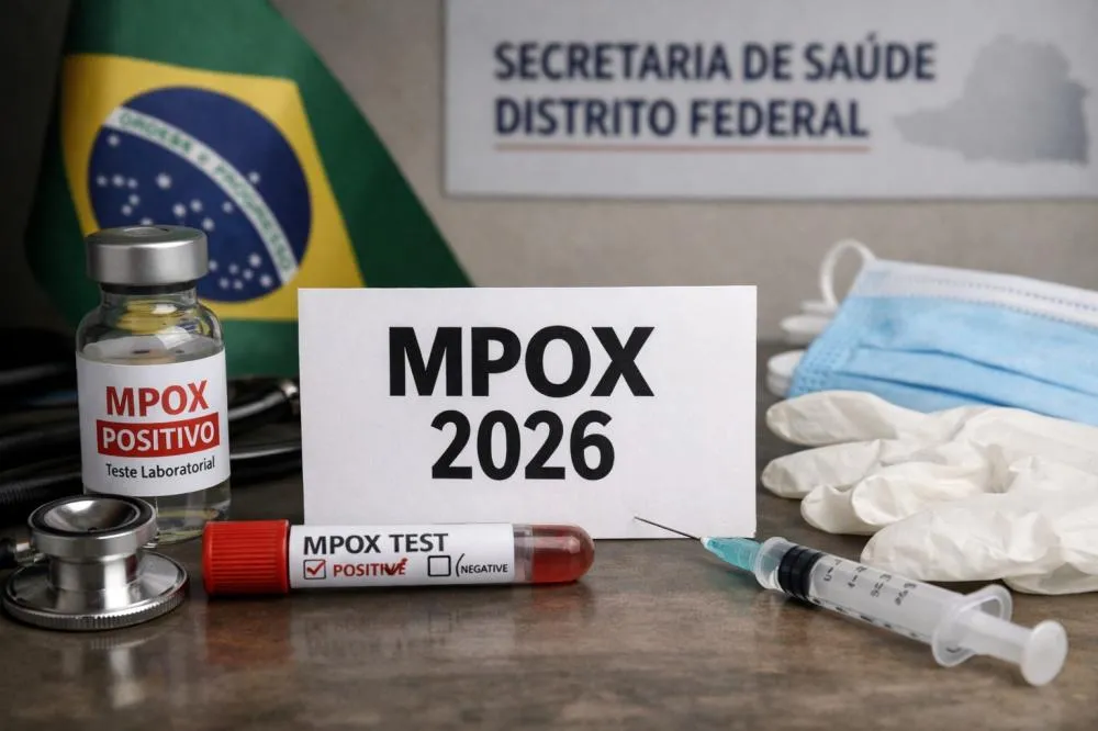 DF registra primeiro caso de mpox em 2026, confirma a Secretaria de Saúde do Distrito Federal