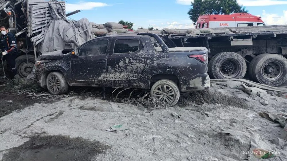 Homem é preso por furtar pertences de caminhoneiro morto em acidente na BR-135