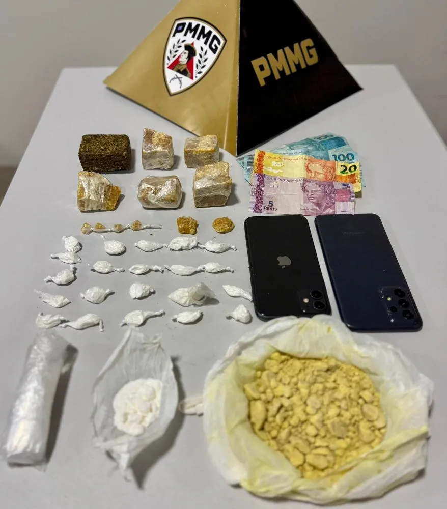 Polícia Militar prende suspeitos por tráfico de drogas em João Pinheiro