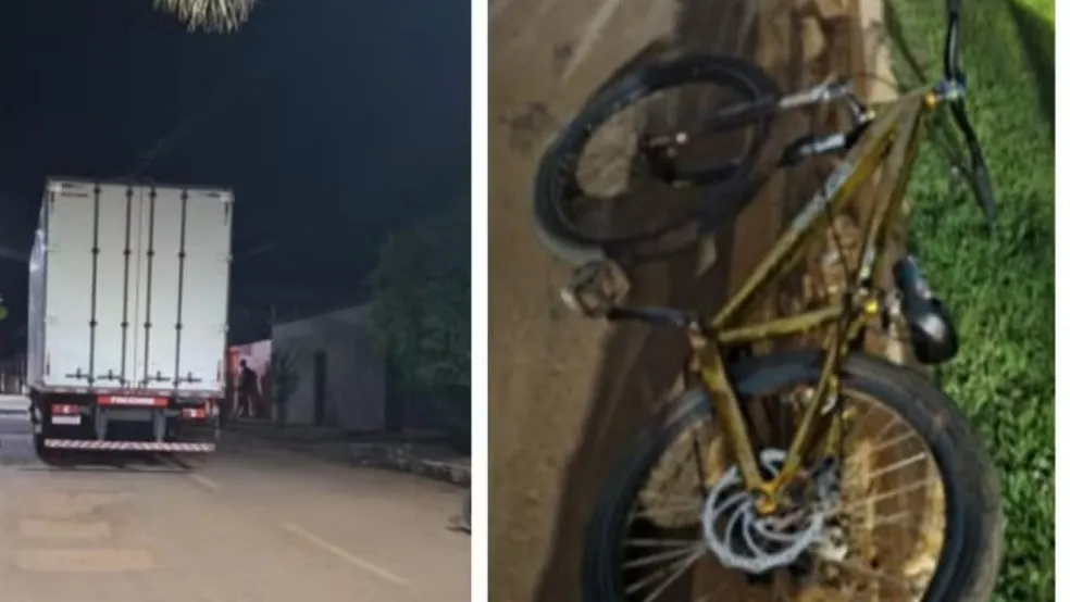 Adolescente de 15 anos morre após acidente com caminhão enquanto empinava bicicleta em Felixlândia