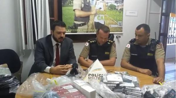 Mais de 3 mil celulares são apreendidos em operação do MP com apoio da PM em Paracatu